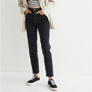 Black H&M mom jeans, size 2